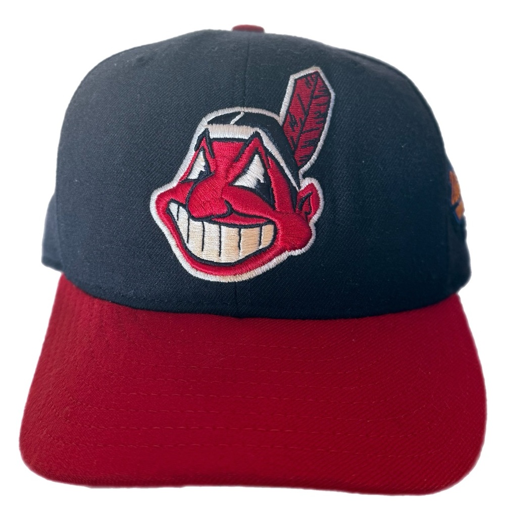 Vintage New Era Cleveland Indians 1997 World Series authentic hat